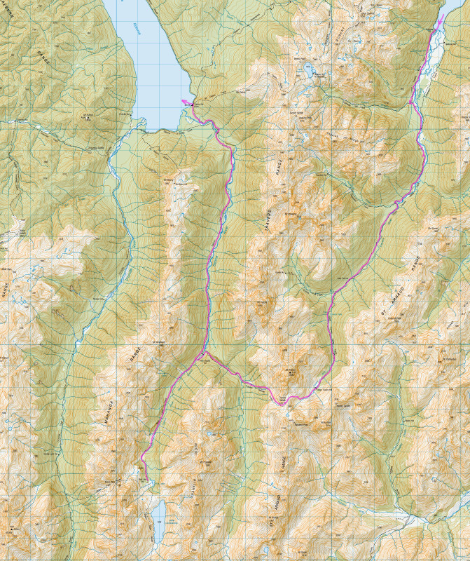 blue lake map