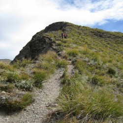 On the way up Avalanche Peak