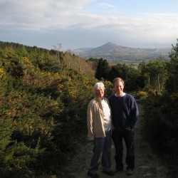 mum and matt - with sugarloaf mum and matt - with sugarloaf