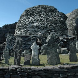 Graveyard on Skellig Miachel