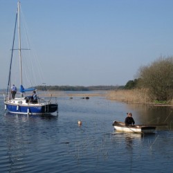 maaikeRow Maaike rowing on Lough Derg