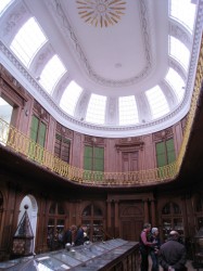 Funky oval room