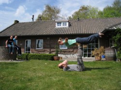 Look mum, I can fly.