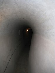 Aptly named keyhole tunnel. 'cos it looks like a keyhole 'innit.